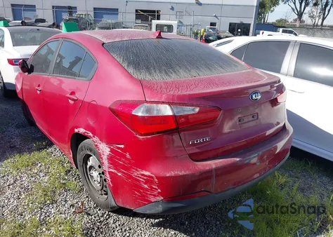 2016 Kia Forte Lx from USA, damaged, VIN KNAFK4A6XG5611646